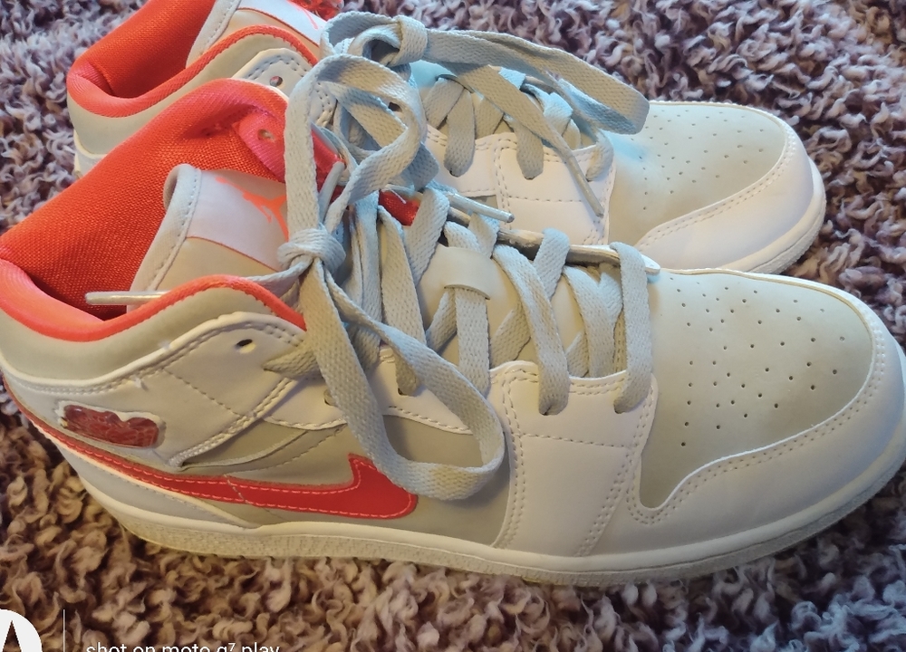 Jordan 1 Girls Phat ... White/Grey/Magenta